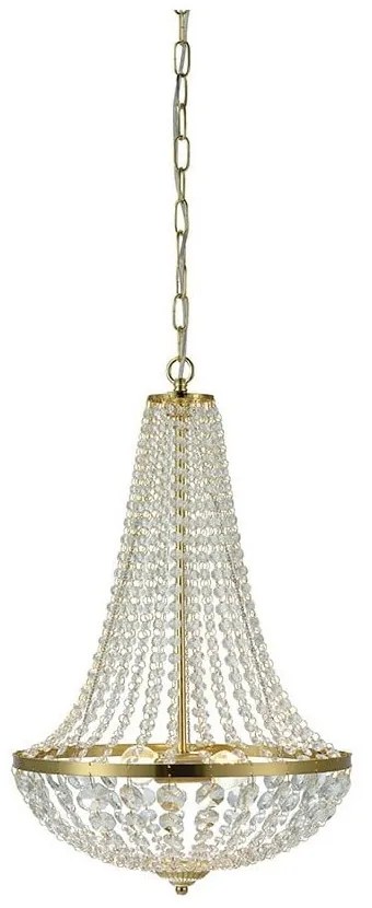 Závesné svietidlo v mosadznej farbe Markslöjd Granso, ⌀ 40 cm