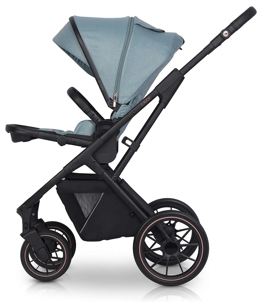 Športový kočík Cavoe Axo Shine Boho Green