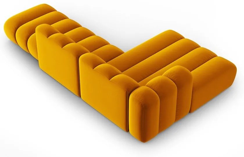 Žltá rohová pohovka (ľavý roh) Lupine – Micadoni Home