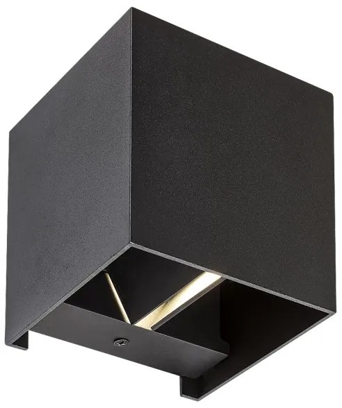 Rabalux 7396 - Vonkajšie nástenné svietidlo SOLIN 1xG9/42W/230V IP54 čierna