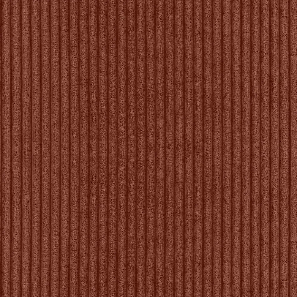 Menčestrová rohová pohovka v tehlovej farbe (ľavý roh/s leňoškou) Martin – Ropez