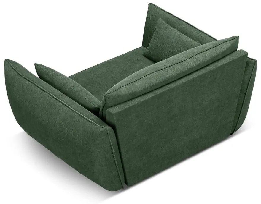 Tmavozelené kreslo Vanda - Mazzini Sofas
