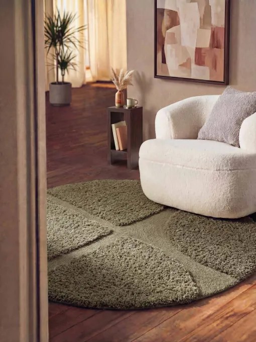 Koberec Ted Baker Lambeth zelený kruh