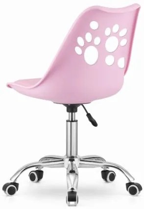 Bestent Kancelárska stolička ružová PAW Basic