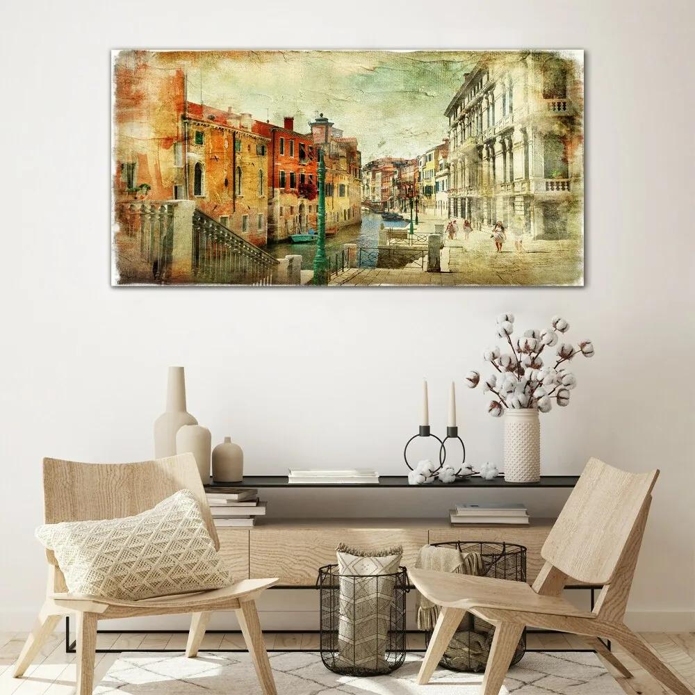 Obraz na skle Venice rieka mesto