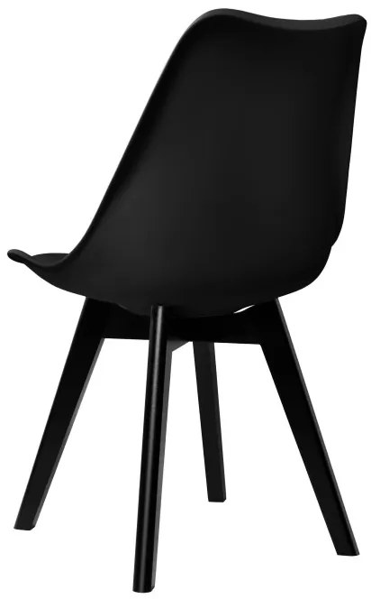 Jedálenská stolička NANTES čierna