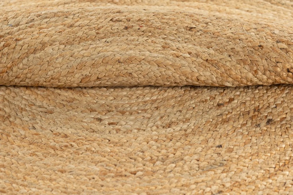 TA Koberec 704 HNEDÁ OKRÚHLA JUTA Rozmer: 200x200 cm