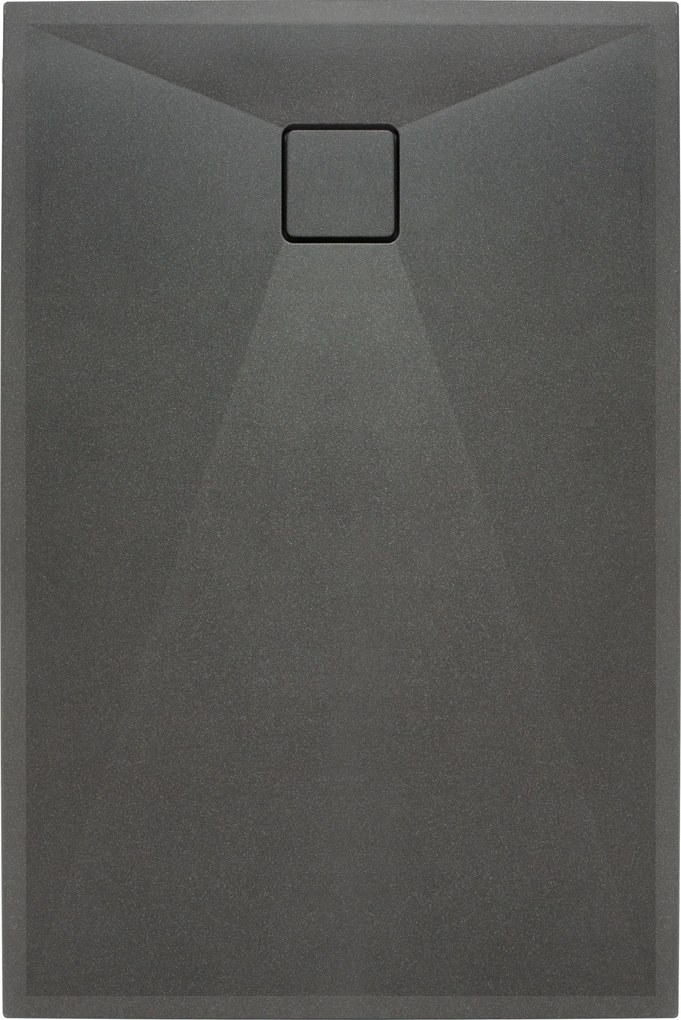 Deante Correo obdĺžniková sprchová vanička 100x80 cm antracitová KQR_T46B