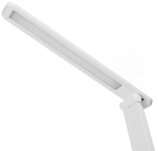 LED RGBW Stm. lampa s bezdr. nab. a displejom USB portom 6W/5V 3000-6500K biela+