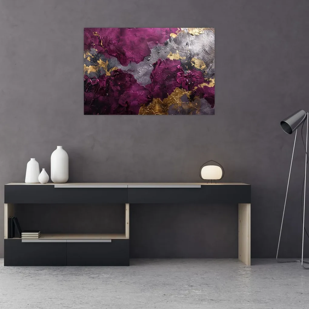 Obraz - Textúrovanie abstrakcie (90x60 cm)