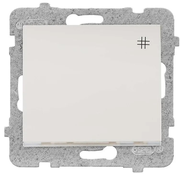 Vypínač krížový s podsvietením ŁP-4DS/M.BI Sigma