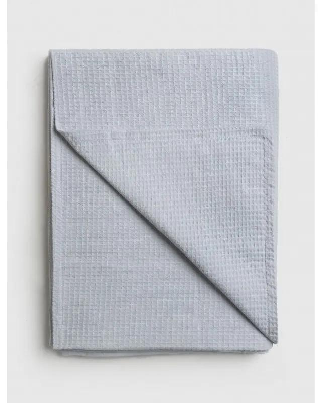 Prehoz na posteľ Wafel 180x200 cm šedý