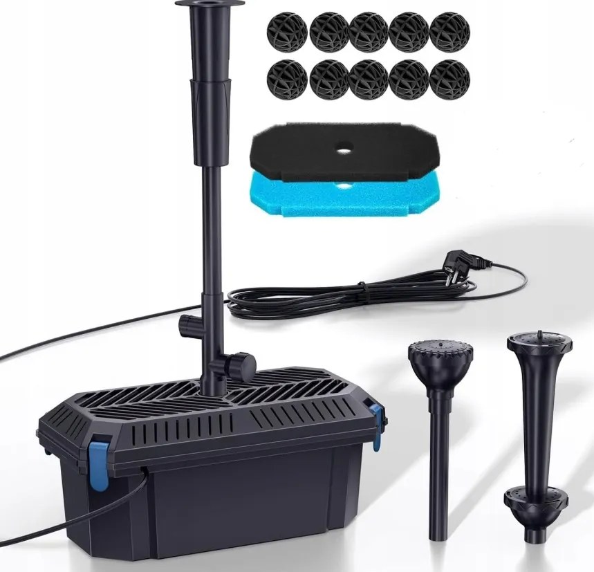 Čerpadlo do jazierka s filtrom Jazierková pumpa 2400 l/h 40 W Fontána