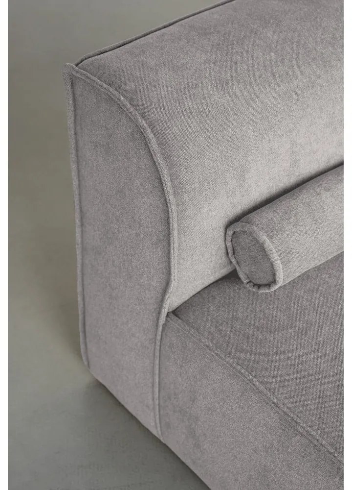 Svetlosivá rohová pohovka (pravý roh/do tvaru "U") Flex Felix – Miuform