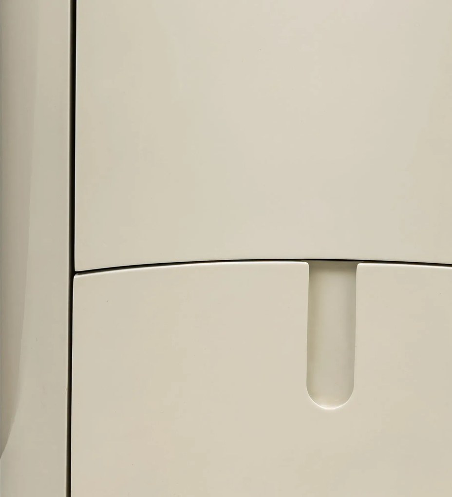 Nočný stolík Vena 52 cm krémový