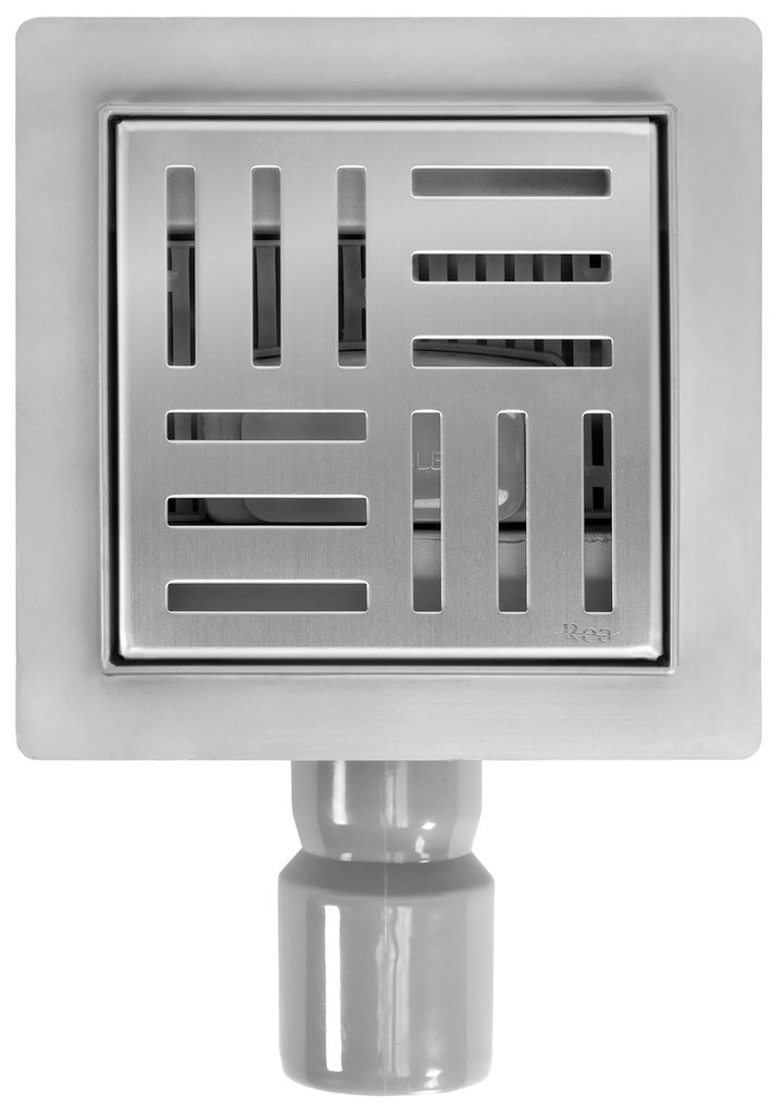 Rea Cross, nerezový odtokový žľab 120x120 mm, oceľová, REA-G6200