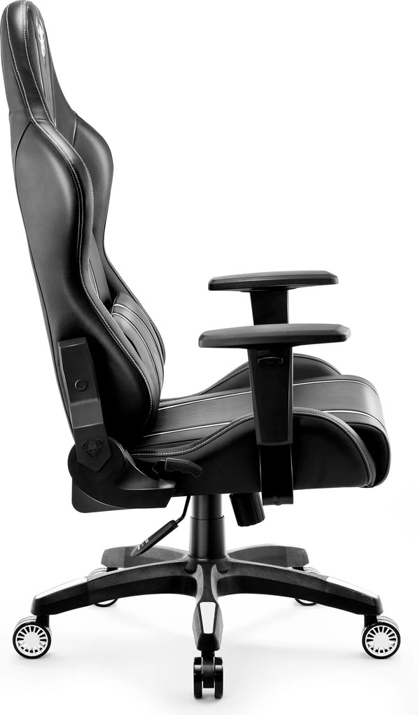 Herné kreslo z eko-kože King Size, čierny-biela: Diablo X-One 2.0