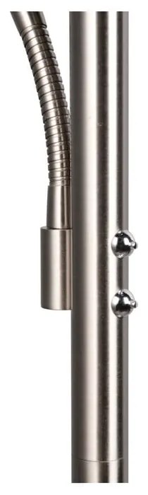 LED stojacia lampa v striebornej farbe (výška 180 cm) Willis – Trio