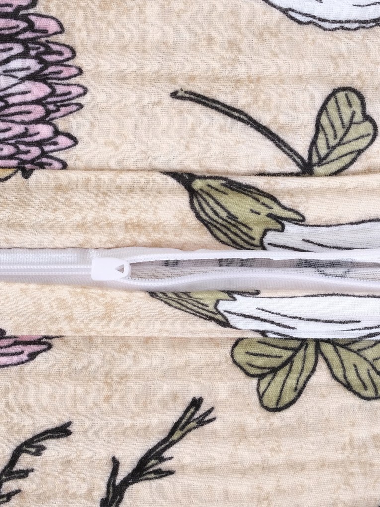 Mušelínová obliečka na vankúš 70 × 90 cm – Herbár