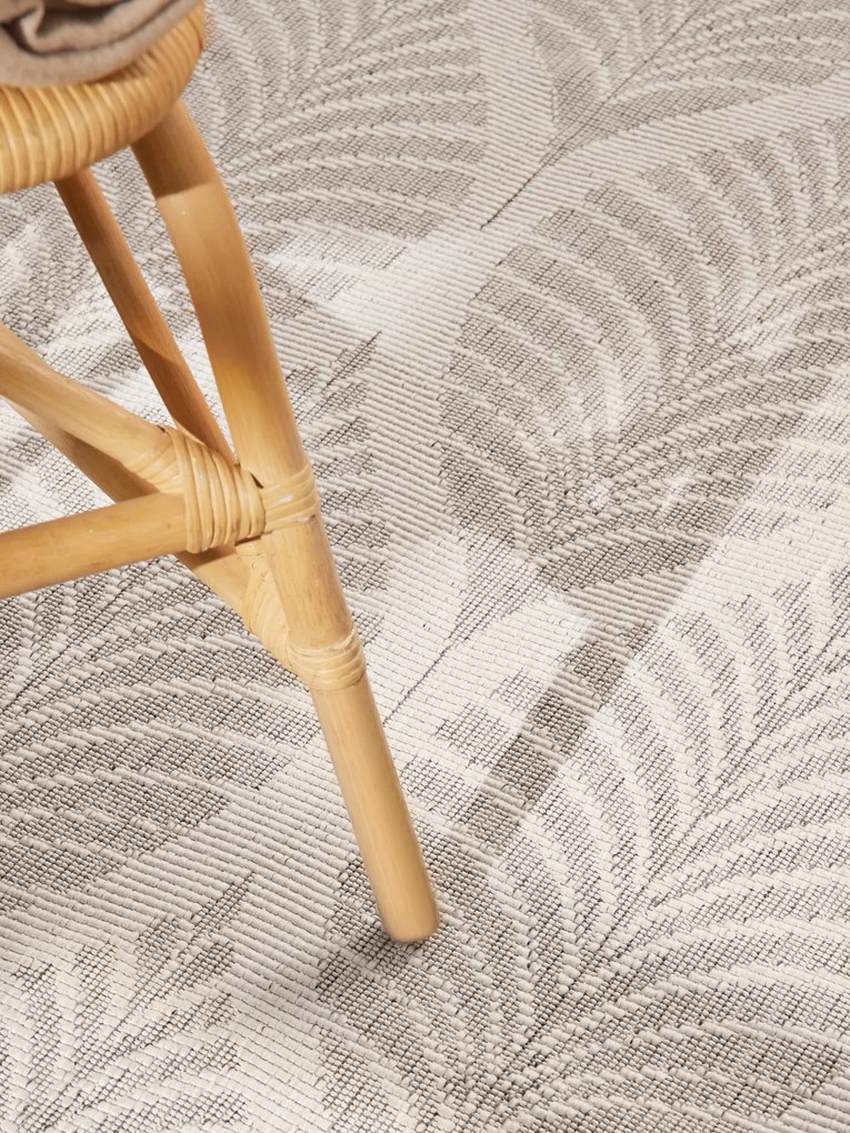 Kusový koberec Duet Liora 106246 White/Gray - na von aj na doma, 160x230, šedá, chodba / predsieň, NORTHRUGS