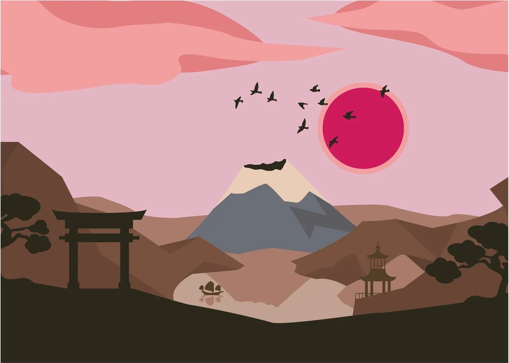 Obraz - Japonsko N⁰2 (70x50 cm)