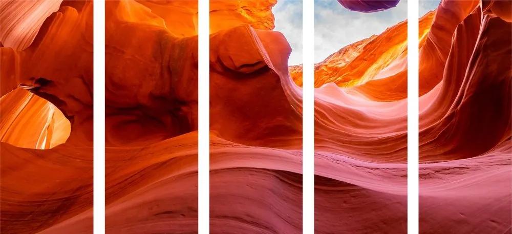 5-dielny obraz kaňon v Arizone - 200x100