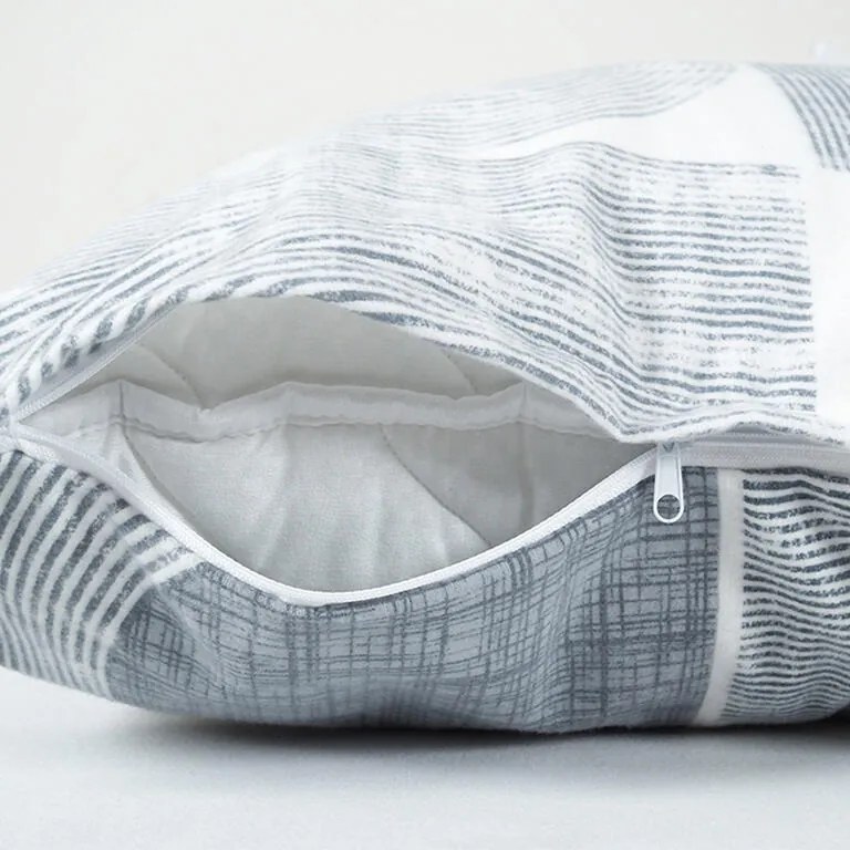 Flanelové posteľné obliečky NORDIC GREY