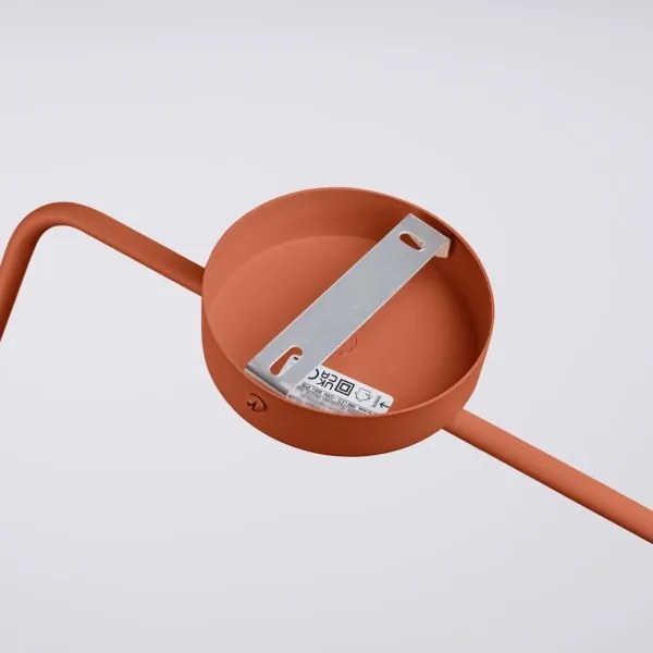 Sollux SL.1701 - Nástenná lampa NOX 1xE14/10W/230V oranžová