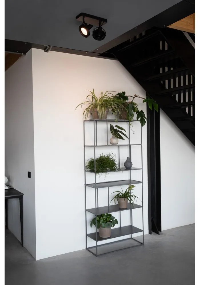 Čierne bodové svietidlo 12x28 cm Dice – Zuiver