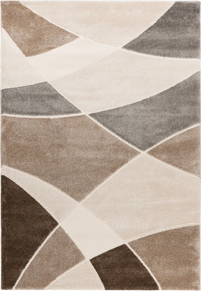 Obsession, AKCIA: 240x330 cm Kusový koberec My Frisco 282 Taupe, hnedá, obývacia izba