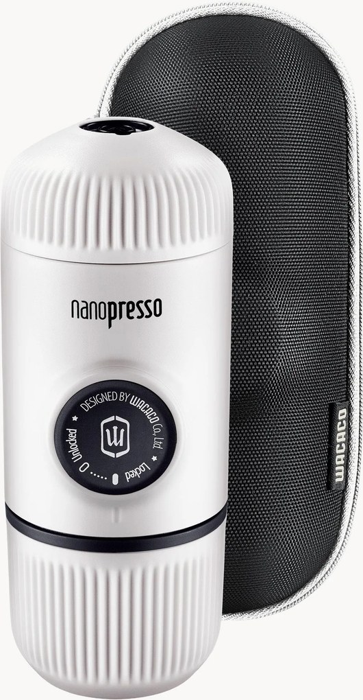 Prenosný kávovar na espresso's tvrdým puzdrom Nanopresso, 5 ks
