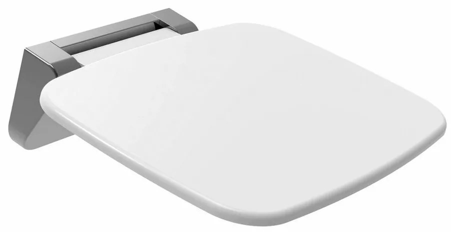POLYSAN CW1110W Saap sklopné sedátko do sprchového kúta 35 x 32,8 cm, biela