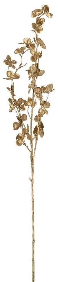 Zlatá dekoratívna kvetina Hortenzie gold champagne - 15*19* 85 cm