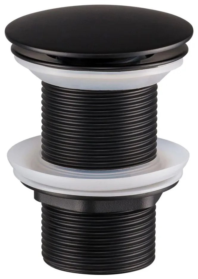 COMAD CLICK-CLACK T201MBG-3 - Umývadlový výpust CLICK-CLACK pr. 7 cm matná čierna