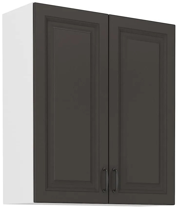 Kuchynská skrinka STILO grafit mat/biely 80g-90 2f