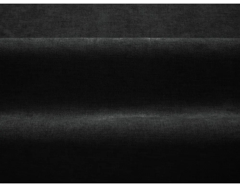 Čierna čalúnená dvojlôžková posteľ s úložným priestorom s roštom 160x200 cm Juno – Windsor &amp; Co Sofas