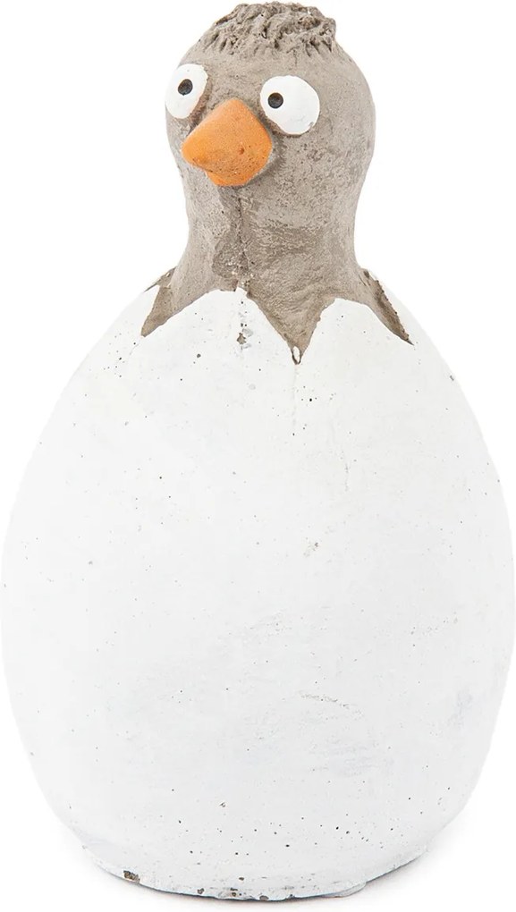 Veľkonočná dekorácia Vajíčko s vtáčikom, 14 cm