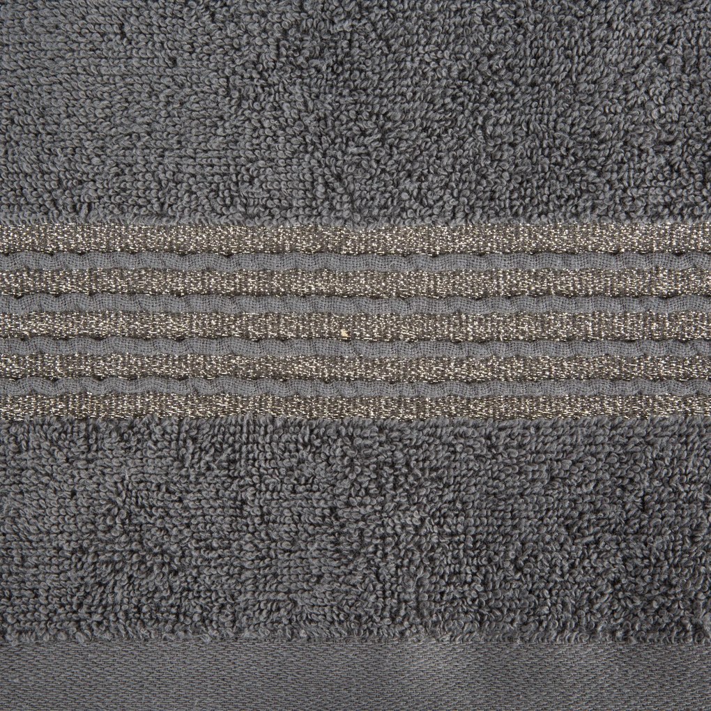 BAVLNENÝ UTERÁK LILA 30X50 CM SIVÁ