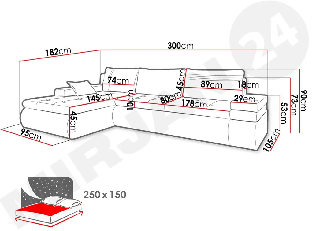 Rohová sedacia súprava Sprint  (tmavohnedá + béžová). Vlastná spoľahlivá doprava až k Vám domov. 1122993