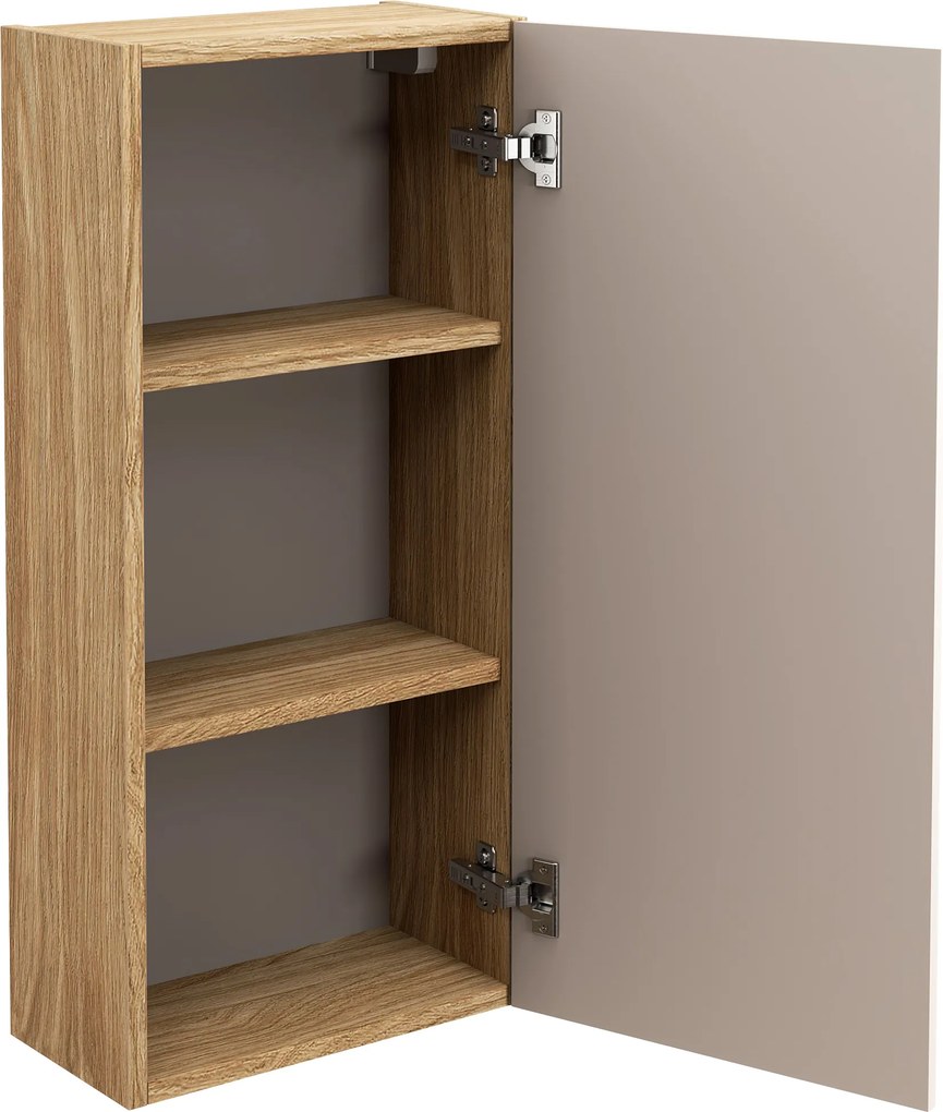 Comad Kúpeľňová skrinka závesná horná Luxor Beige 35 béžová/dub olejovaný