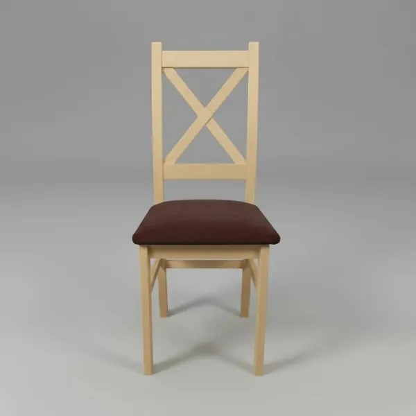 Jedálenská stolička NATE dub sonoma/tmavohnedá