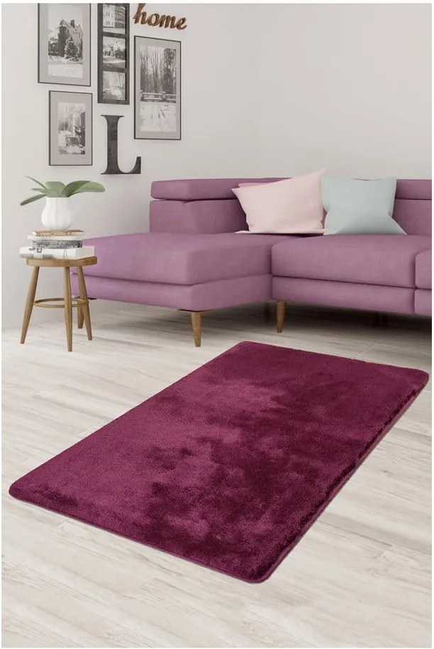 Fialový koberec Milano, 140 × 80 cm