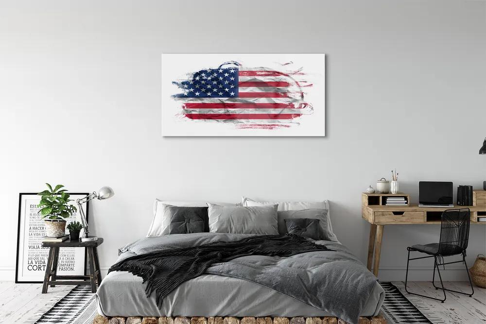 Obraz plexi Vlajky spojených štátov 125x50 cm