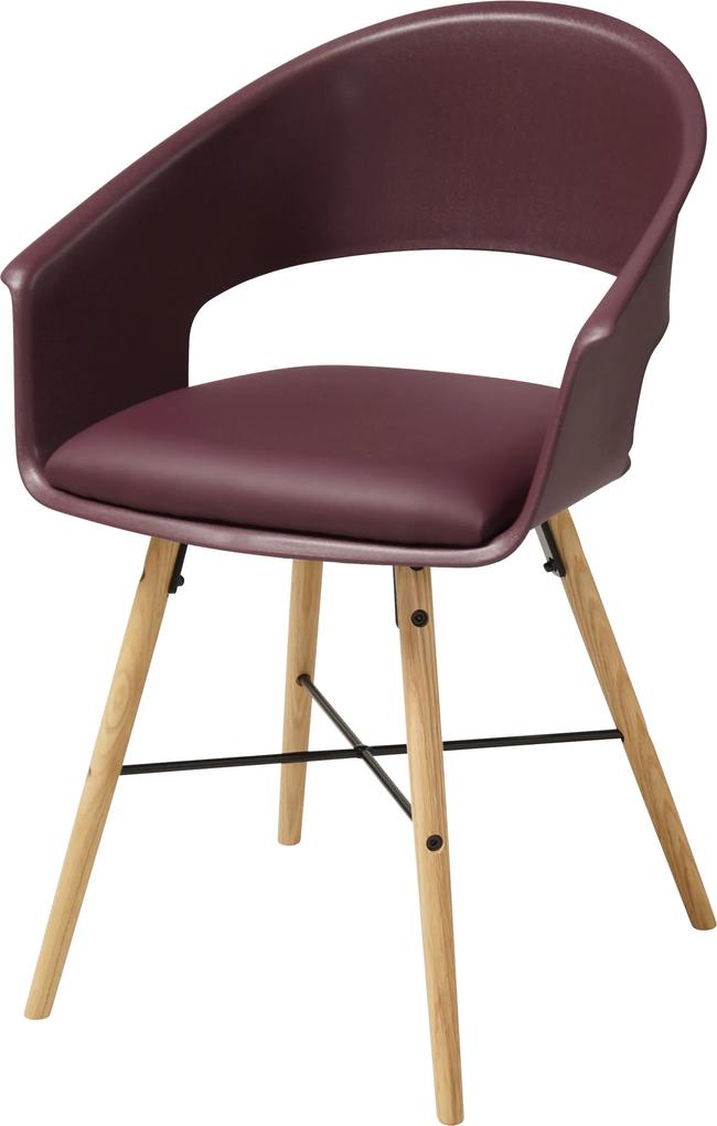 Bighome - Jedálenská stolička IVAR, červená