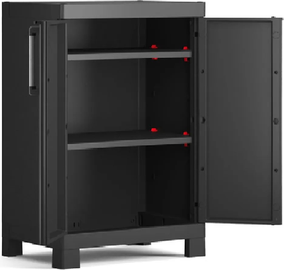 KIS Detroit 96351000022 Nízka skriňa, šírka 65 cm, čierna