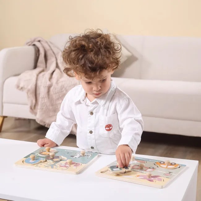 Puzzle s rúčkami Viga 44068 PolarB zvieratká