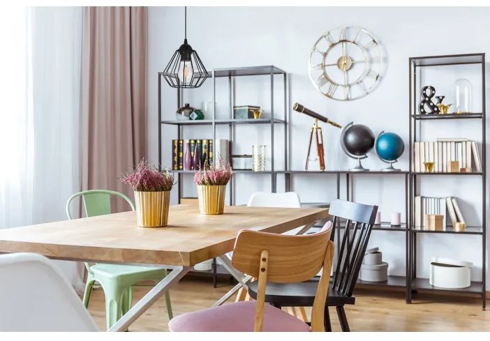 Loft jednoduchá kovová závesná lampa Edison