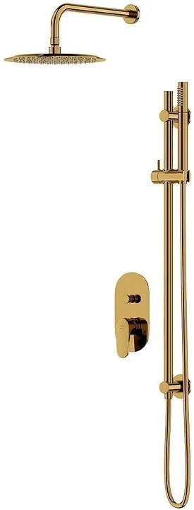 Cersanit Inverto sprchová súprava podomietková zlatá S952-007
