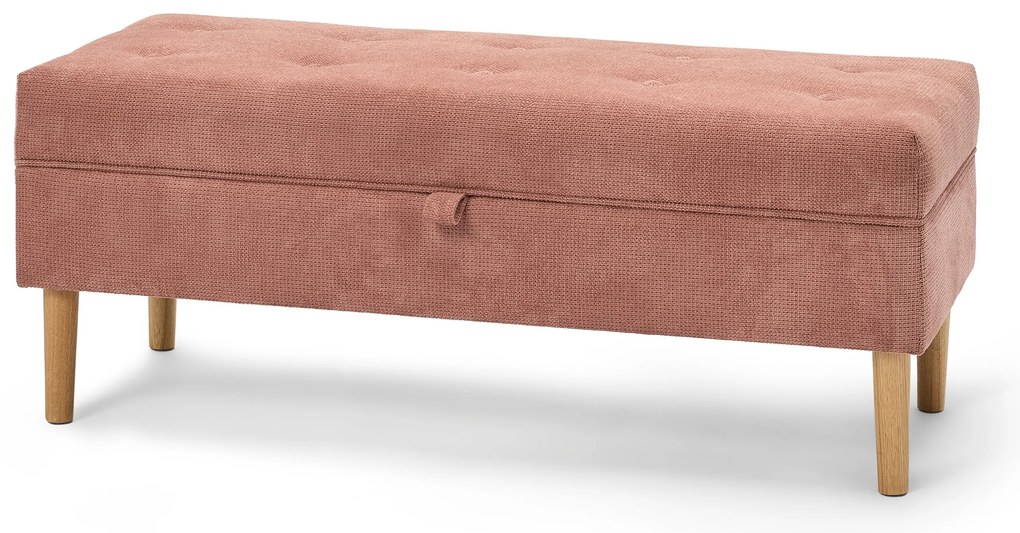 Čalúnená lavica s odkladacím priestorom