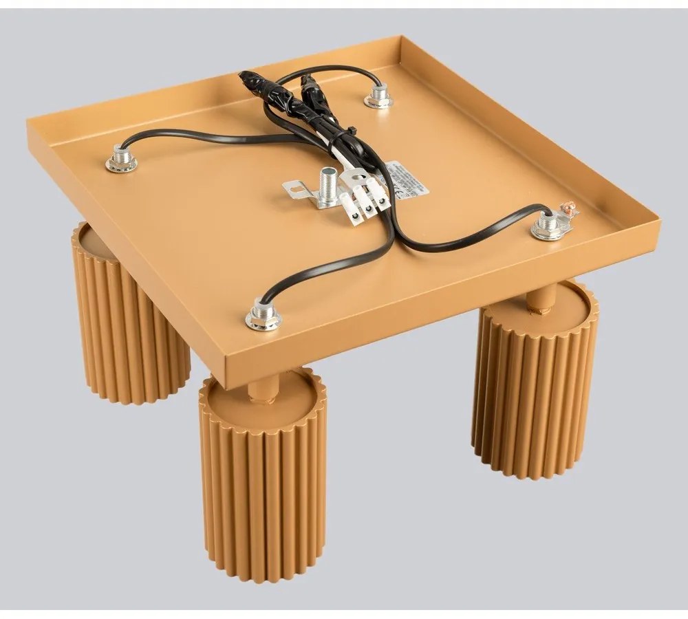 Bodové svietidlo v zlatej farbe 25x25 cm Gleam – Sollux